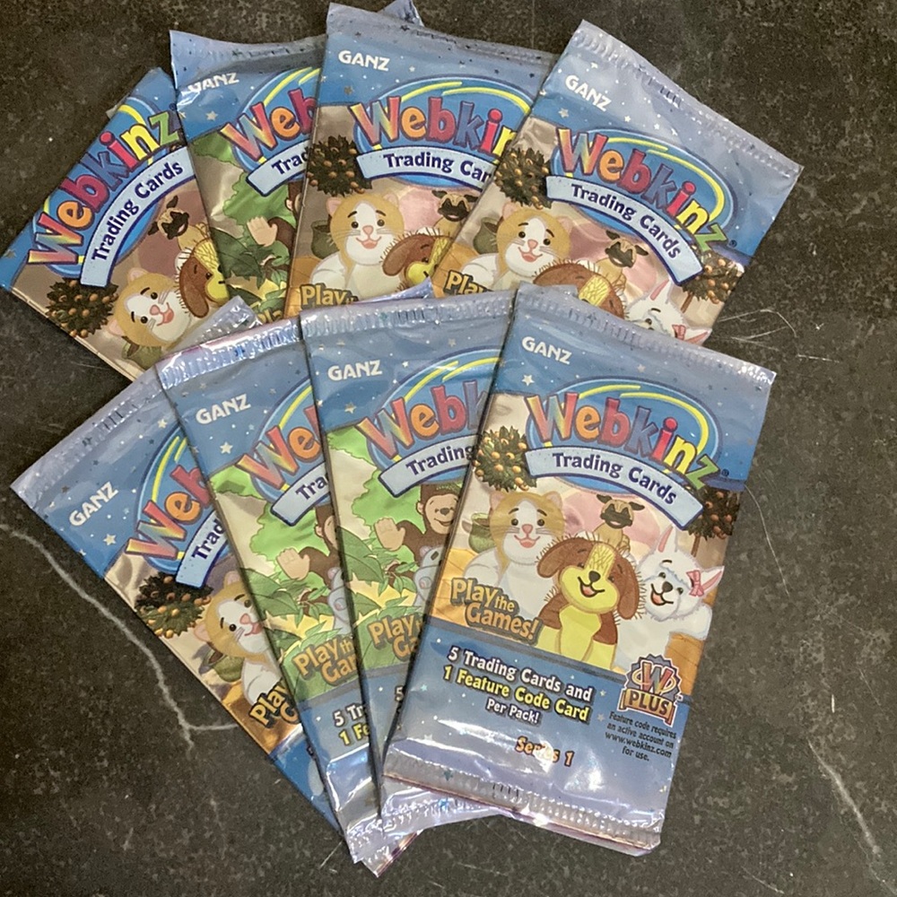 Webkinz Cards 8 packs